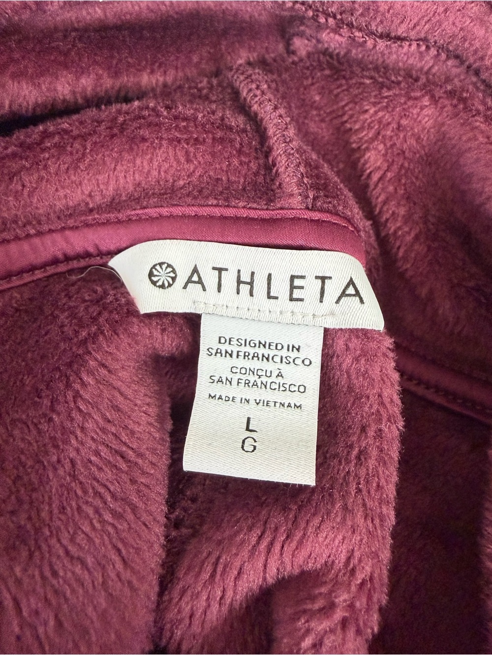Athleta Cozy Karma Funnel Neck Sweatshirt in Spiced Cabernet - Picture 11 of 14